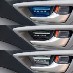 4pcs stainless steel car interior door handle ornament sticker for Toyota Prius 30 Accessories Car Styling