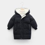 Enfants Manteau D'hiver Adolescentes Bébé Garçons Filles Coton-rembourré Parka & Manteaux Épaissir Chaud Vestes Longues Enfant En Bas Âge Vêtements D'extérieur Pour Enfant
