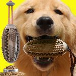 Popular Rubber Kong Dog Toy for French Bulldog Dog Teeth Brush Dog Chew Ball Interactive Pet Toys Labrador Teeth Cleaning Tools