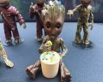 Car Interior Decoration Personality Groot Action Figure Sitting Model Anime Mini Doll Car Goods Interior Decoration Accessories