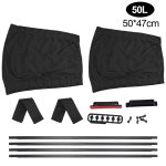 LEEPEE 2pcs/Set Auto Windows Curtain Aluminum Alloy Sun Visor Blinds Cover Car Curtain Side Window Sunshade Curtains