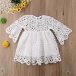Vêtements assortis pour mère et fille, Mini robe en dentelle florale, vêtements de fête pour mère et fille