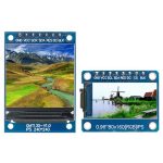 Module LCD couleur avec lecteur de circuit imprimé pour Arduino, écran TFT 0.96 / 1.3 1.44 pouces IPS 7P SPI HD 65K, ST7735, produit non OLED mesurant 80 x 160, IC,