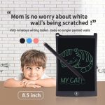 Planche à dessin électronique avec écran LCD numérique, tablette graphique, écriture et gribouillage, avec un stylo, 8,5 pouces,