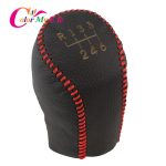 Color My Life 5 6 Speed Leather Gear Collars for Hyundai Elantra GT Accent Solaris Avante MD I30 MT Car Shift Knob Cover Case