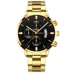 2020 Fashion Hot Style Trend Men's Stainless Steel Luxury Watch Calendar Quartz Watch Professional Casual Watch Men