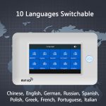 4.3 Inch Touch Panel WIFI GSM Wireless Burglar Home Security Alarm System TUYA Smart life APP Control Compatible With Alexa