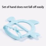 Anneau de dentition en silicone pour nourrisson,gant pour nouveau-né, jouet de mastication pour le développement dentaire, sucette durable pour enfant, pouce et doigts, accessoire durable d'allaitement,