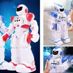 Robot de danse intelligent RC, capteur de geste, programmable, chant électrique, jouets éducatifs, robotique, télécommande