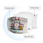 50PCS Adults Disposable Unisex Printed Christmas Masks 3-layer Masks 100pcs Mascara Facial Protectora Bandana mascarillas маски