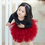 Jupe Tutu en maille pour filles, vêtement doux et mignon, princesse, danse de Ballet, DT081