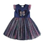 Robe de princesse pour spectacle pour petite fille et adolescente, style tutu pour bal d'école, anniversaire et fête, vêtement décontracté pour enfant