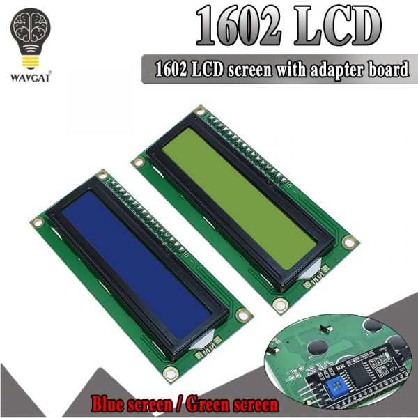 Module LCD à écran bleu ou vert pour Arduino R3, IIC/I2C 1602, 1602 LCD, mega 2560