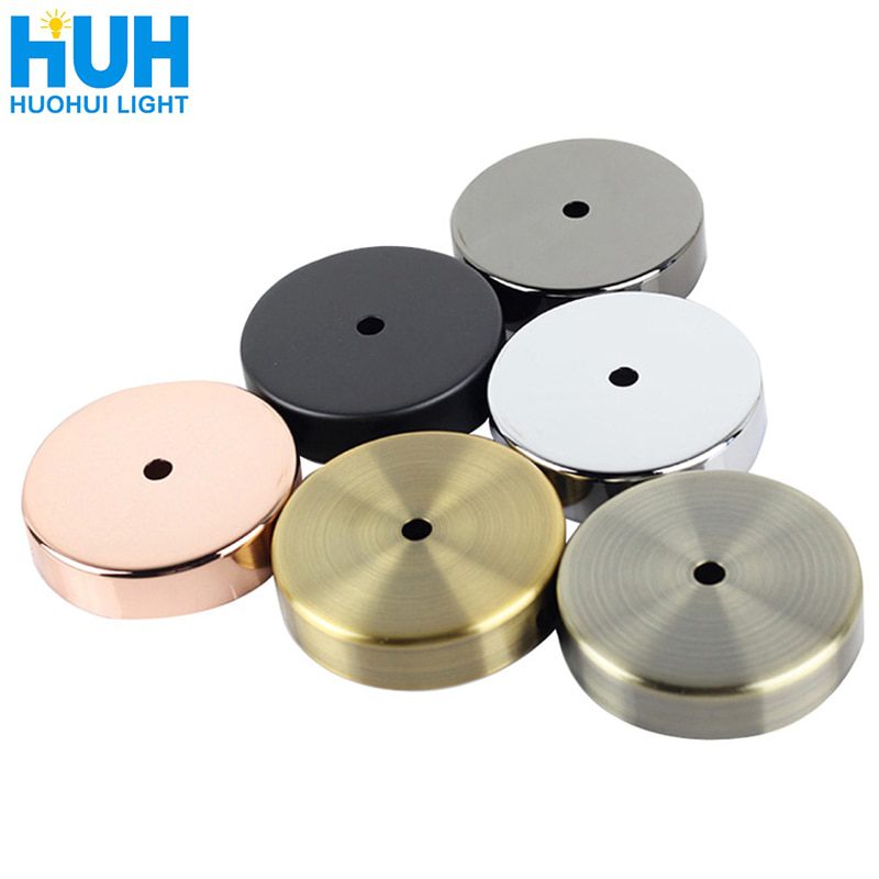 Pendant-lamp-round-ceiling-tray-wall-lamp-metal-plating-base-chassis-straight-edge-tray-kit-hanging-lamp-accessories Pendant lamp round ceiling tray wall lamp metal plating base chassis straight edge tray kit hanging lamp accessories