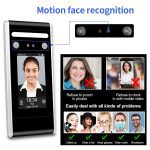RFID Biometric WiFi Dynamic Facial Time Attendance Access Control System + DC12V NC/NO Door Lock + Infrared Switch with Software