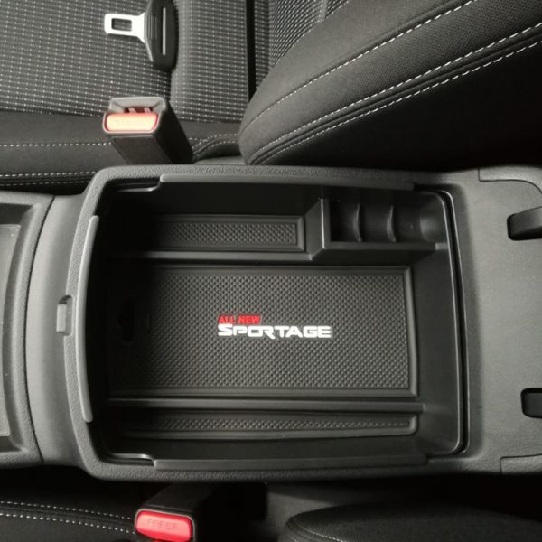 FOAL BURNING 1 PCS/set pp Car Central Armrest Storage Box Container Holder Tray forKia All New Sportage QL KX5 2016 - 2020 AT