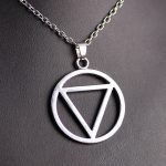Collier Akatsuki Hidan Ninja Jashin, symbole de la trinité, baptême catholique, pendentif religieux Anime, vente en gros, nouveaux bijoux