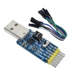Connecteur, convertisseur série STC, module de remplacement FT232 CH340 PL2303, CP2102 USB 2.0 à UART TTL 5 PIN,
