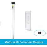 Roller Blind Motor USB Rechargable for 17mm 25mm Tube Motorized Electric Roller Shade Built in Battery Tuya Broadlink Control