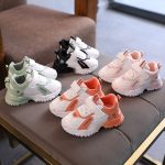 Baskets légères et décontractées avec amortisseur pour enfant, taille 21-30, chaussures résistant à l'usure et respirantes pour bébé fille et garçon, style espadrilles,