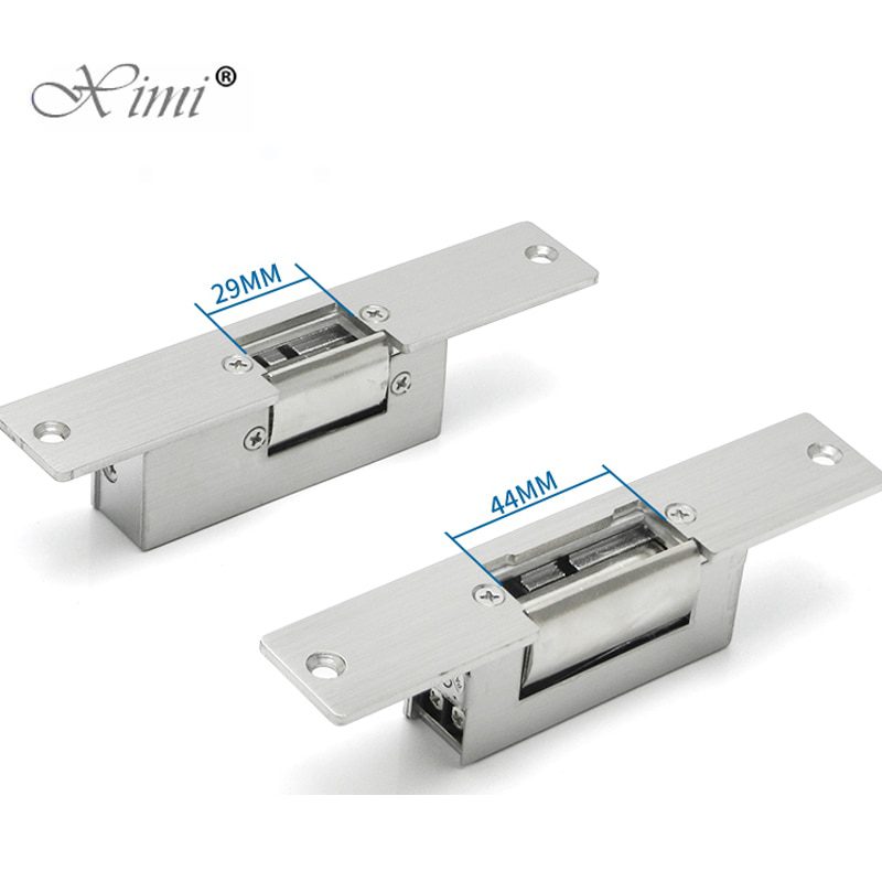 Electric-Strike-Door-Lock-Electronic-For-Access-Control-System-New-Fail-Secure-Stainless-Door-12V-DC-Fail-Secure-NO-NC-Lock Electric Strike Door Lock Electronic For Access Control System New Fail Secure Stainless Door 12V DC Fail-Secure NO NC Lock