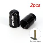 2 pièces accessoires de vélo en aluminium vélo pneu Valve capuchon Presta vtt vélo de route Tube intérieur Valve couvercle AV/FV universel voiture moto