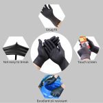 100 pcs Disposable Nitrile Gloves Synthetic Nitrile Xingyu Black Waterproof Oil-Proof Protective Gloves House Industrial Use