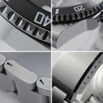 San Martin Diver Water Ghost Luxury Sapphire Crystal Men Automatic Mechanical Watches Ceramic Bezel 20Bar Luminous Date Window