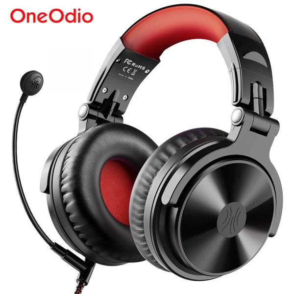 Oneodio – écouteurs sans fil Bluetooth, casque de jeu, avec microphone intégré, stéréo, pour téléphone, ordinateur, PC, Gamer