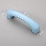 NAIERDI Cartoon Children Room Ceramic Cabinet Knobs Moon Star Wardrobe Handle Garden Door Handle Cabinet Handles for Kids