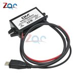 DC-DC 12V to 5V 3A 15W Car Power Converter Micro Mini USB Step Down Voltage Power Supply Output Adapter Low Heat Auto Protection