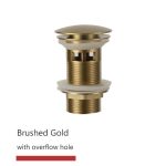 Bathroom Basin Sink Pop Up Drain Stopper Bathroom Faucet Accessories Brass Matt black/Chrome/Rose Gold/Brushed Gold