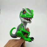 Dinosaure du bout des doigts pour enfants, jouet électronique interactif, rapace domestique, brux, cadeau de noël