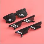 2020 Retro Glasses 8 Bit MLG Pixelated Sunglasses Men's Women's Clothing Brand Thug Life Party Glasses Mosaic UV400 Glasses