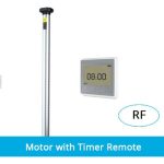 Roller Blind Motor USB Rechargable for 17mm 25mm Tube Motorized Electric Roller Shade Built in Battery Tuya Broadlink Control