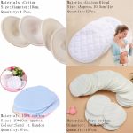 Protèges seins anti-débordements respirants et lavables,lot de 4, 6 10 ou 12 pièces de coussins absorbants, accessoire de maternité pour l'alimentation de bébé,