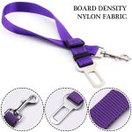 Adjustable Dog Cat Car Safety Belt Pet Seat Vehicle Seat Belt Harness Dog Lead Clip Pet Supplies Safety Lever Traction Collar