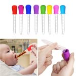 Pipette compte-gouttes pour enfants, en silicone 5 ml, en lot de 6/7/8/10 pièces, dispositif pour donner des médicaments liquide aux bébés, ustensiles médicaux