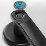 Home Office With Keys Electronic Bedroom Sensitive Smart Biometric USB Port Apartment Security Fingerprint Door Lock Anti Theft