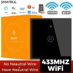 Black 1 gang WIFI