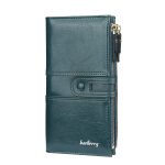 Portefeuille classique en cuir avec gravure de nom pour femme, grand porte-cartes tendance, féminin, portefeuilles de marque avec fermeture éclair, collection 2020