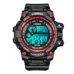 Cool Luminous Men Sport Watch High-end Silicone Strap Military Wrist Watch Led Calendar Waterproof Digital Watch reloj de hombre