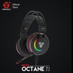 FANTECH – casque d'écoute HG23, casque d'écoute de jeu en alliage, à personnaliser avec Octane 7.1 rvb, USB, à câble simple, pour PC PS4