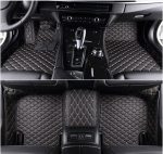 Flash mat leather car floor mats for Bmw X5 E53 E70 2004-2013 2014- 2016 2017 2018 Custom auto foot Pads automobile carpet cover