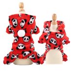 Soft Fleece Dog Jumpsuit Winter Dog Clothes Pajamas for Small Puppy Coat Pet Outfits Dog Hoodie Clothing Yorkie shih tzu