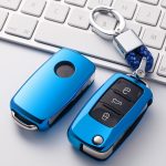 For VW Volkwagen Polo Bora Tiguan Passat Golf 6 Lavida Scirocco Soft TPU Protection Car Key Case Shell Cover Auto Accessories