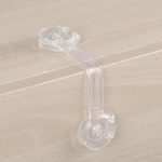 Serrure de sécurité pour enfants, Anti-ouverture pour porte d'armoire, réfrigérateur, boucle de sécurité Anti-pincement pour bébé