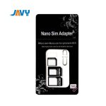 JAVY – Adaptateur pour carte SIM pour Smartphones, accessoire pour nano cartes, kit de connexion pour IPhone 6, 7 plus, 5S, et Huawei P8 Lite, P9, Xiaomi Note 4 Pro, 3S, Mi5, support de sim