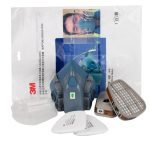 9 in 1 3M 7502 6001 Gas Mask Military Poison Respirator Half Face Widely Use Mask Chemical Paint Spray Pesticide Protection