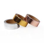 Ruban de masquage de couleur unie argent, rose ou doré or, pour journal privé, décorations à la main et Washi, bandes autocollantes de 15mm x 5 m,